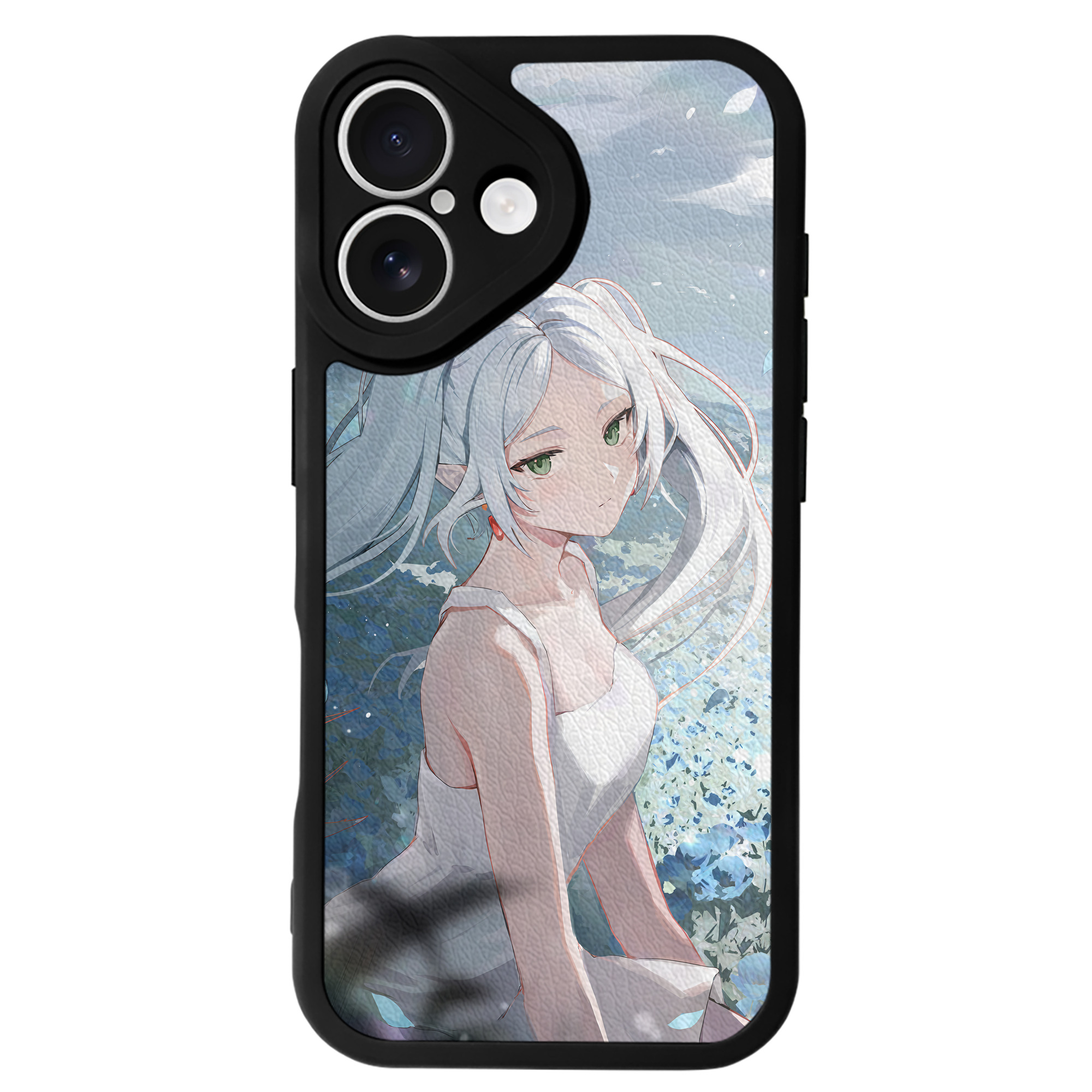（画像用） 葬送のフリーレン Frieren 【iPhone 16シリーズ対応】シリコンスマホケース（レザー調） 材質：シリコン